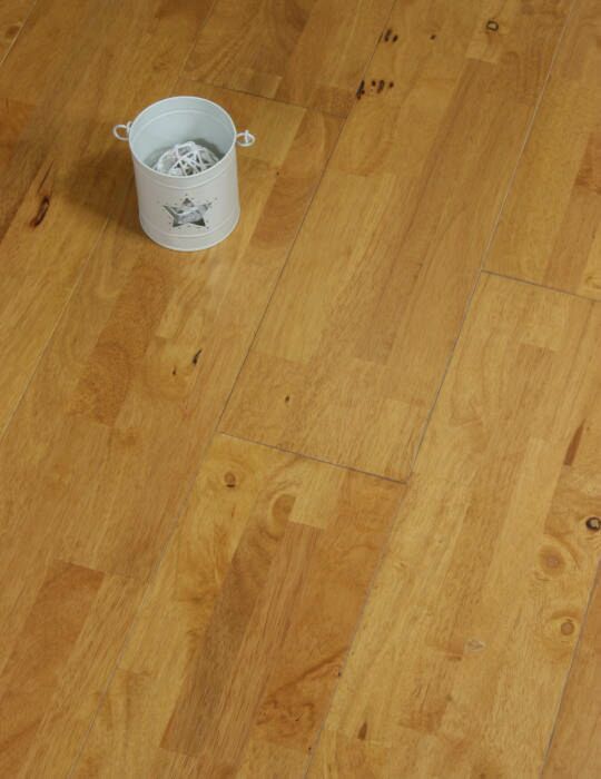 Hevea Oak Solid Wood Floor Rubberwood, Rubber Wood Flooring Planks