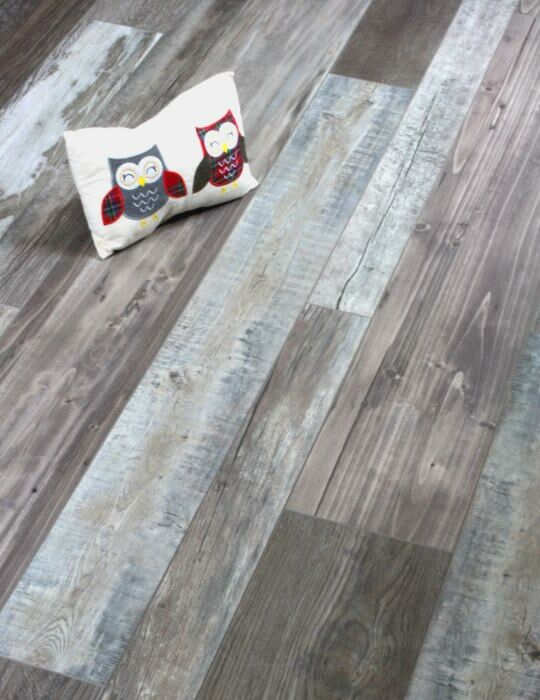 Reclaimed Grey Mixed Width Laminate Floor, Reclaimed Oak Flooring Ireland
