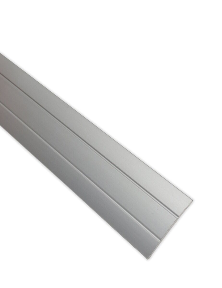 Silver stick down door strip