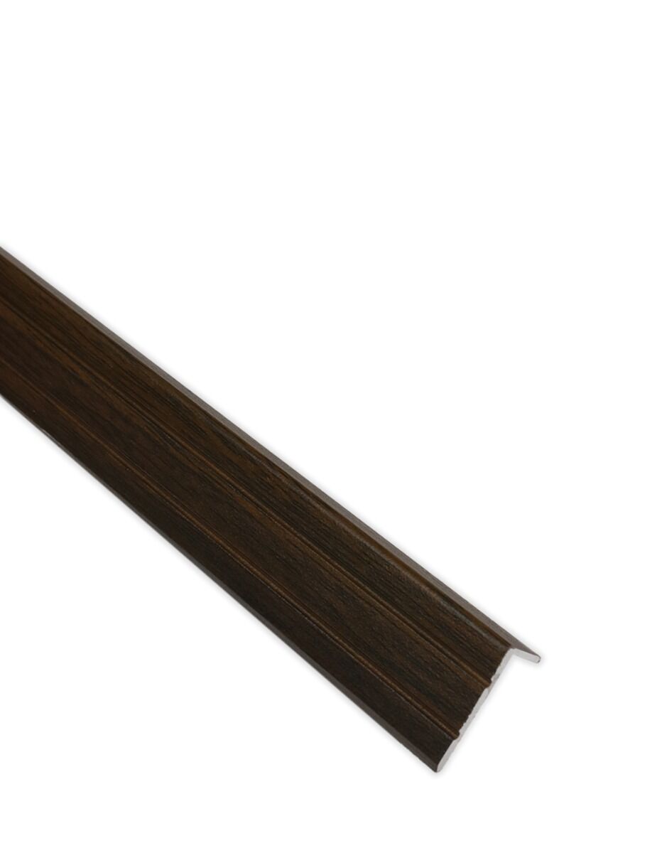 Dark walnut angle edge strip