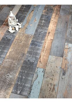 Cobalt Blue Laminate Floor
