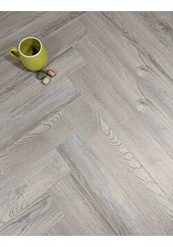 Grey Parquet laminate flooring